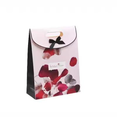Stand up Kraft Paper Packaging Shopping Bag With Die Cut Handle for Food