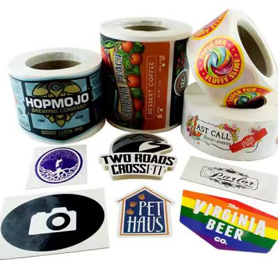 Custom Private Brand Name Adhesive Roll Labels Stickers for Chemical Packaging