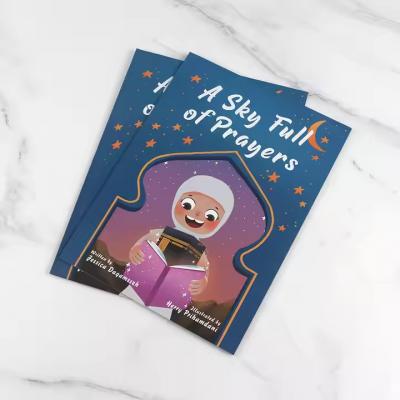Custom Print Arabic Hard Cover Kids Books Children Hardcover Book Printing