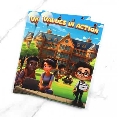 Custom Landscape 4 Colors Printing Softcover Children Book Printing Service