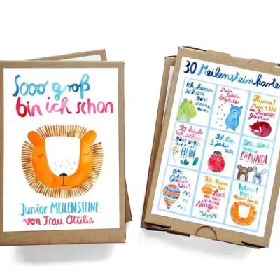 Printed Paper Milestone Cards Custom Printing Design Business Card Playing Cards
