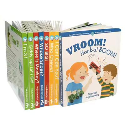 Hardcover Flexibound Children's Picture Board Book Featuring Kraft Paper Paper Cardboard