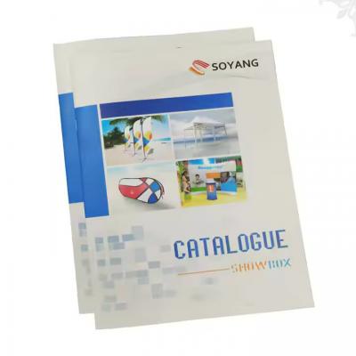 Custom Promotional Advertising Folding Pamphlet Flyers Art Paper Poster Catalog