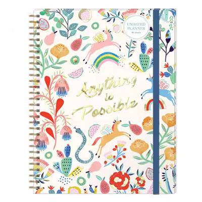 Eco Friendly Hardcover Planner Spiral Notebook Paper Custom Printing Journal