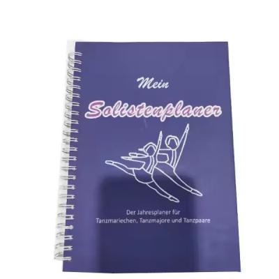A5 Spiral Notebook Cardboard Personalised Planner Design with Offset Printing