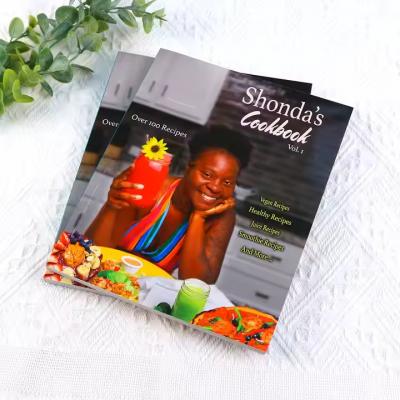 High Quality Softcover Recipe CookBook Custom Printing