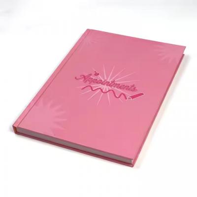 Custom PInk Notebook Book Printing Service with Hot Stamping