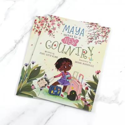 Full Coloring Softcover English Children Book Printing Service