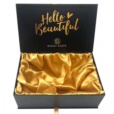 Paper Virgin Hair Weave Extension Boxes Wig Packaging Box