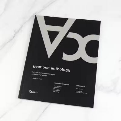 216*279 mm Softcover Perfect Binding Catalog Magazine Book Printing