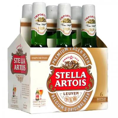 Corrugated Cardboard Beer Wine Paper Carrier Box With Divider