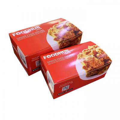 Biodegradable Food Packaging Burger and Fries Box Chicken Wing Packaging Box
