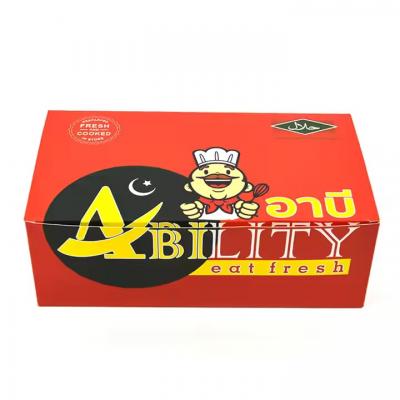 Fried Chicken Box Printing Fast Food Packaging Take Out Box for Fried Chicken