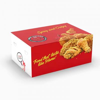 Fast Food Snacks to Go Box Food Grade French Fries Fried Chicken Wing Paper Boxes