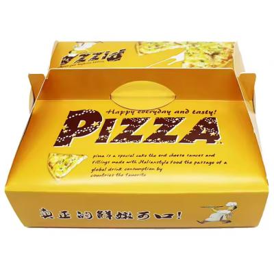 12 Inch Pizza Carton Box Black Pizza Box 14X14 Packaging Rectangular Octagon Pizza Box
