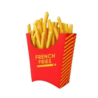 Food Box Paper Container Fries Fried Chicken Wing Snacks Paper Packaging Box